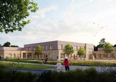 Nieuwbouw kindcentrum Punt West Hoogezand