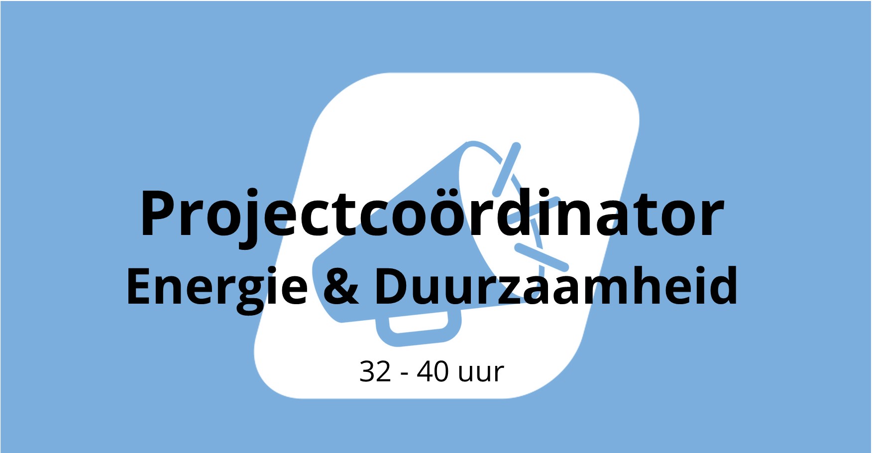 Projectcoördinator E&D
